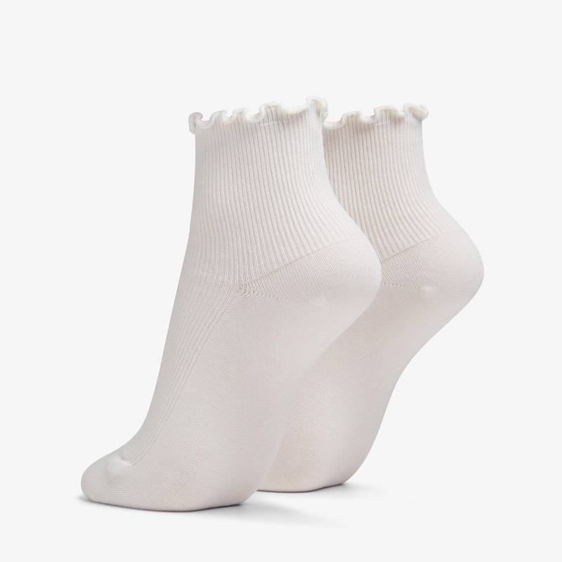 Clarks 2 Pack Rosewelt Crew Sock Beyaz | CLKS-84636