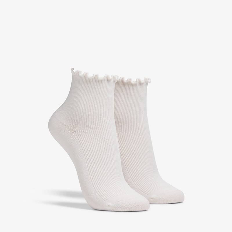Clarks 2 Pack Rosewelt Crew Sock Beyaz | CLKS-84636