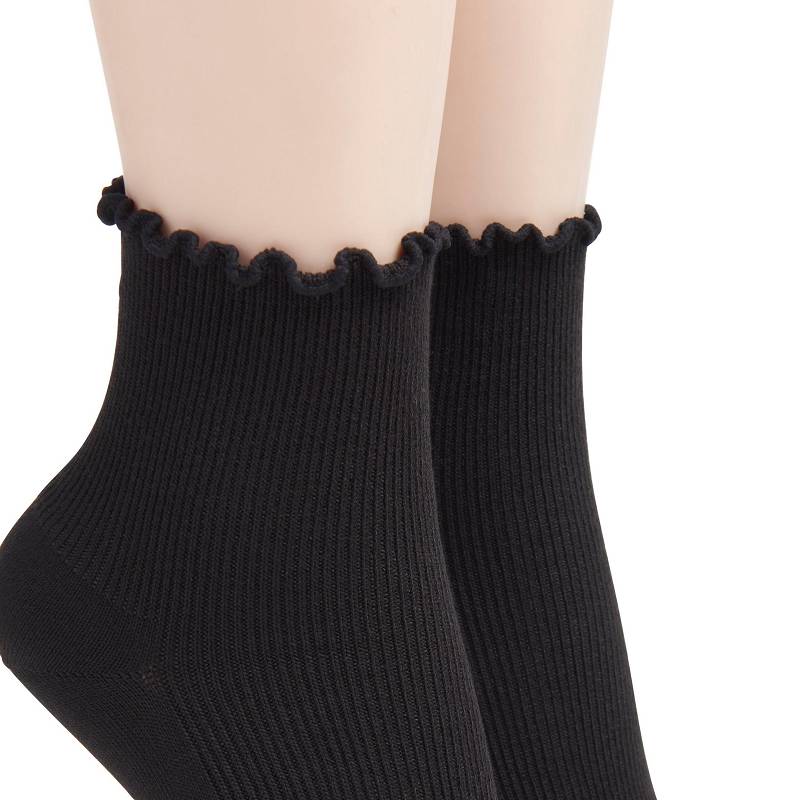 Clarks 2 Pack Rosewelt Crew Sock Siyah Siyah | CLKS-84640