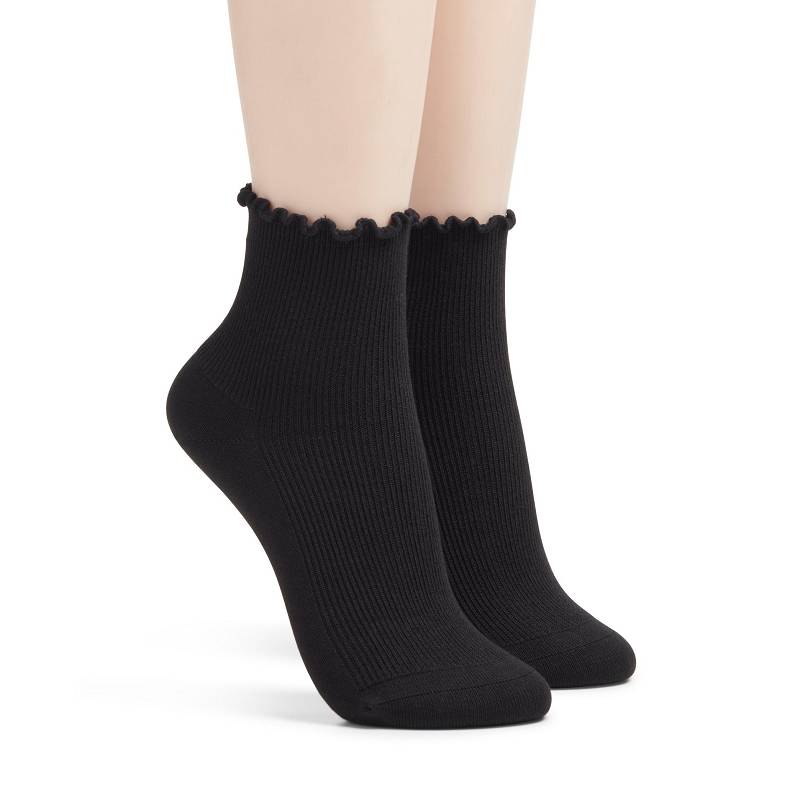 Clarks 2 Pack Rosewelt Crew Sock Siyah Siyah | CLKS-84640