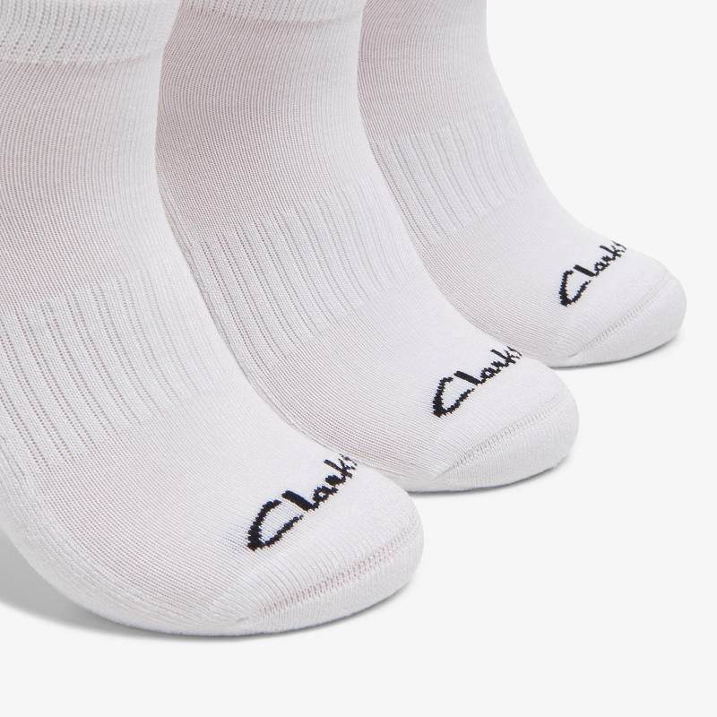 Clarks 3 Pack Athletic Beyaz | CLKS-84191