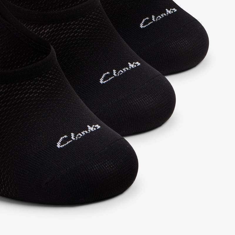 Clarks 3 Pack Liners Siyah | CLKS-84187