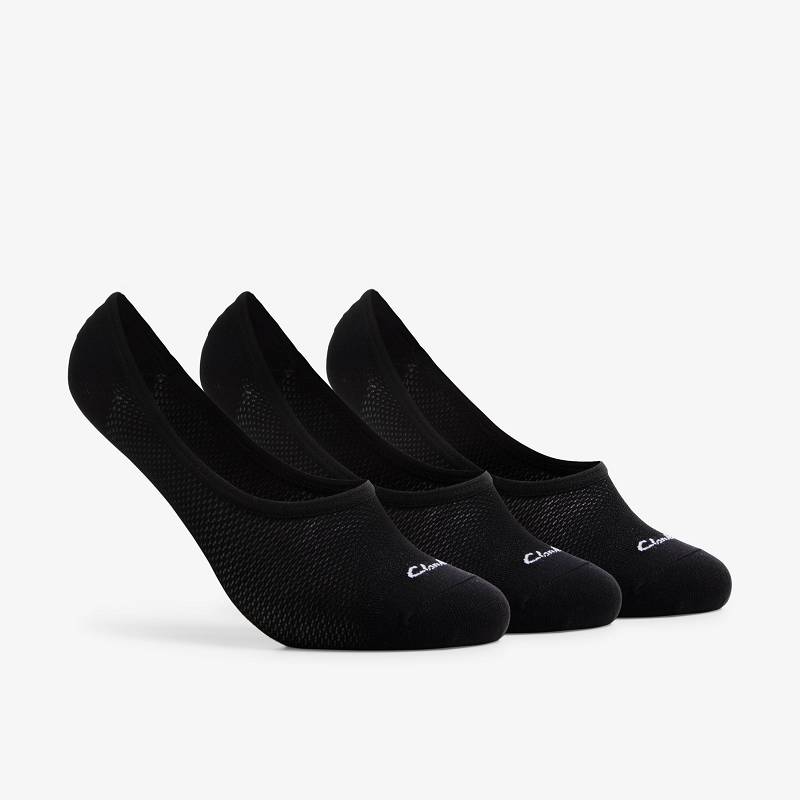 Clarks 3 Pack Liners Siyah | CLKS-84187