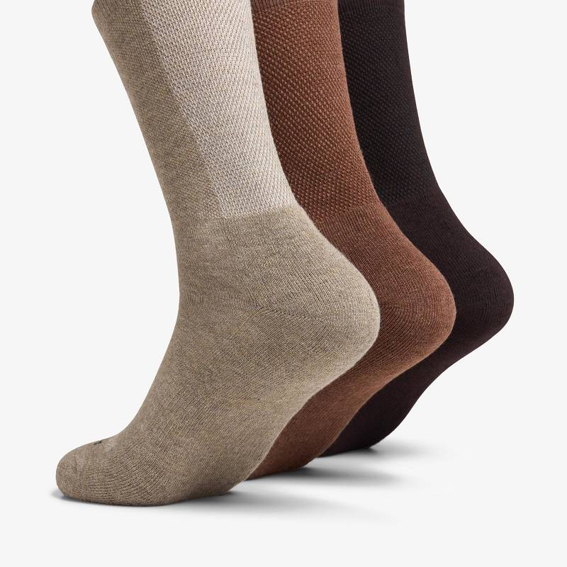 Clarks 3 Pack Sport Crew Sock Haki | CLKS-84169