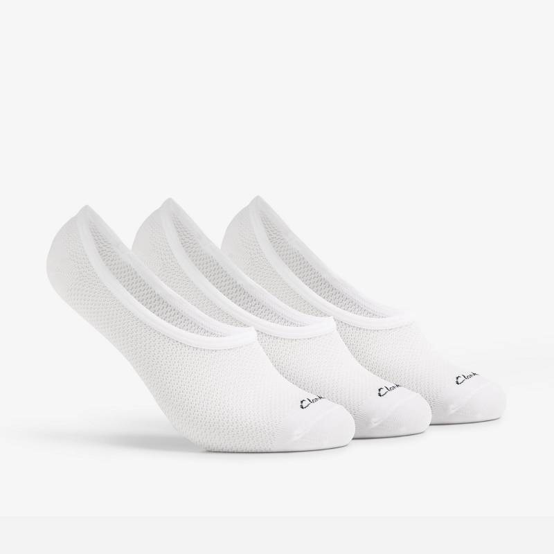 Clarks 3 pack Liner Socks Beyaz | CLKS-84186