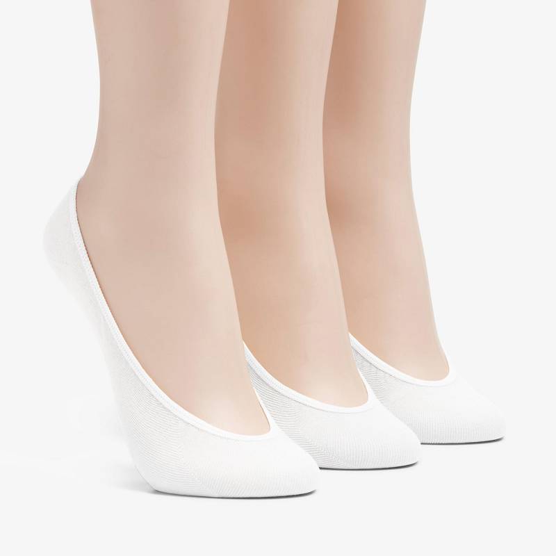 Clarks 3 pack Solid Liner Sock Beyaz | CLKS-84634