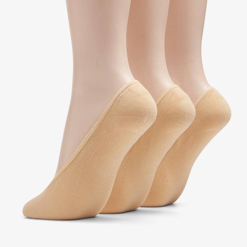 Clarks 3 pack Solid Liner Sock Kahverengi | CLKS-84174