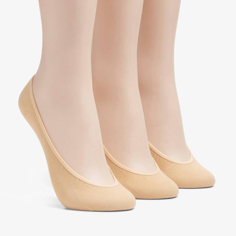 Clarks 3 pack Solid Liner Sock Kahverengi | CLKS-84174