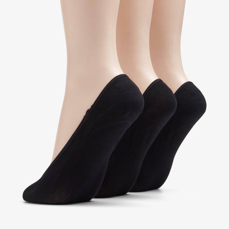 Clarks 3 pack Solid Liner Sock Siyah | CLKS-84176