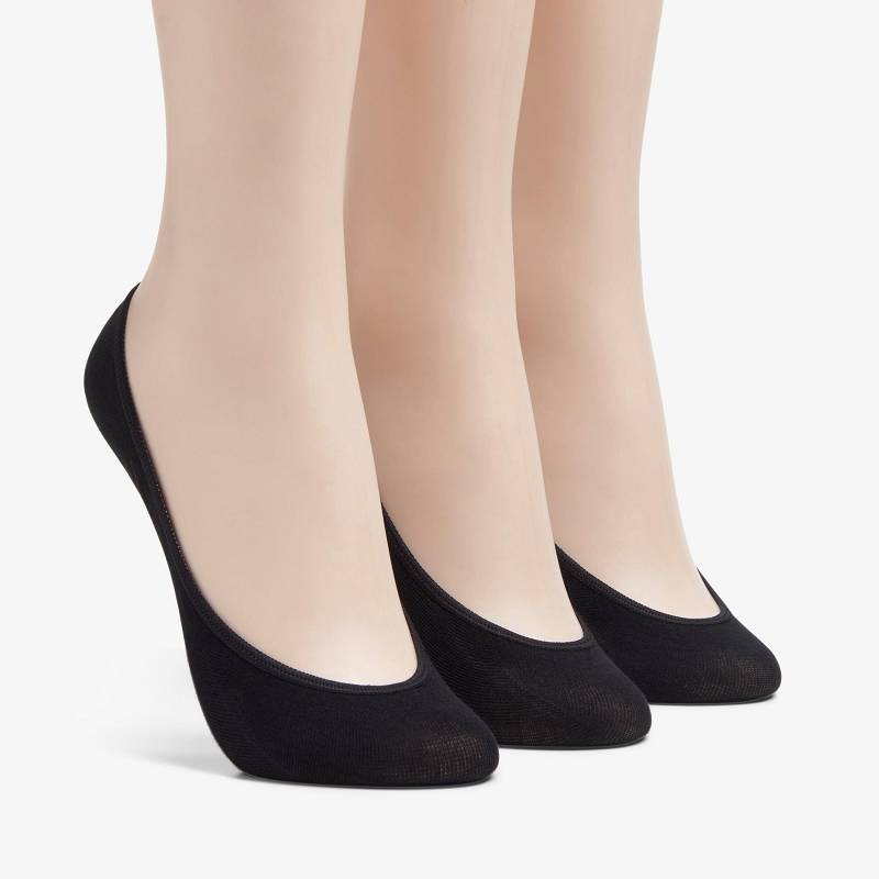 Clarks 3 pack Solid Liner Sock Siyah | CLKS-84176