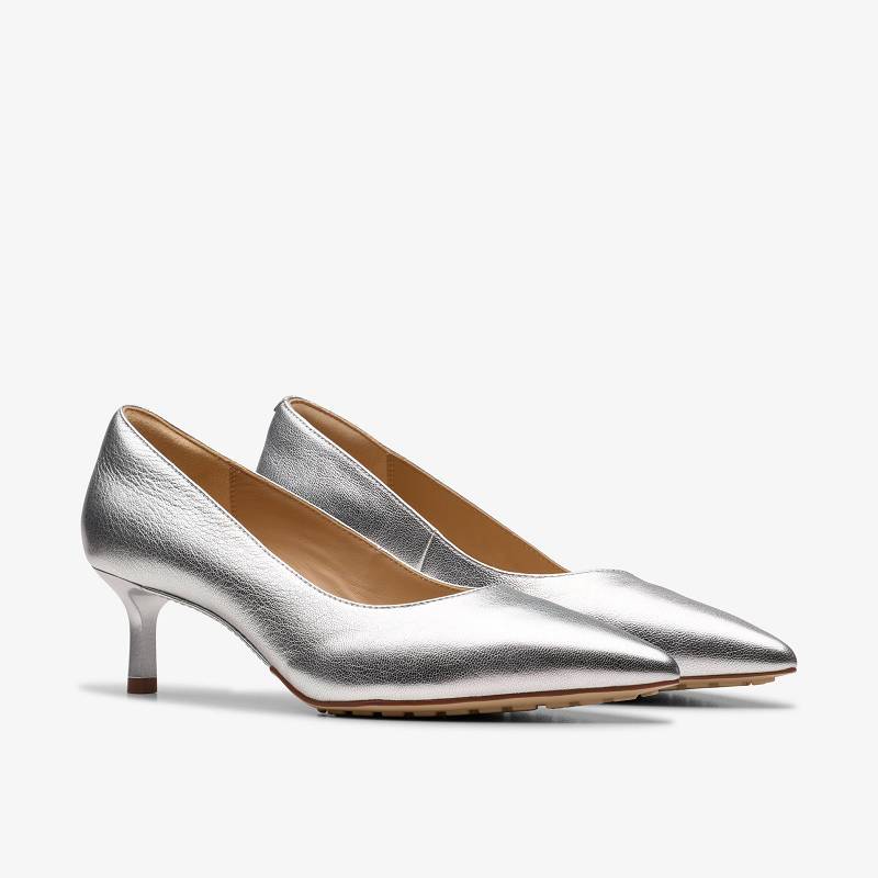 Clarks Adela Court Gümüş | CLKS-85229