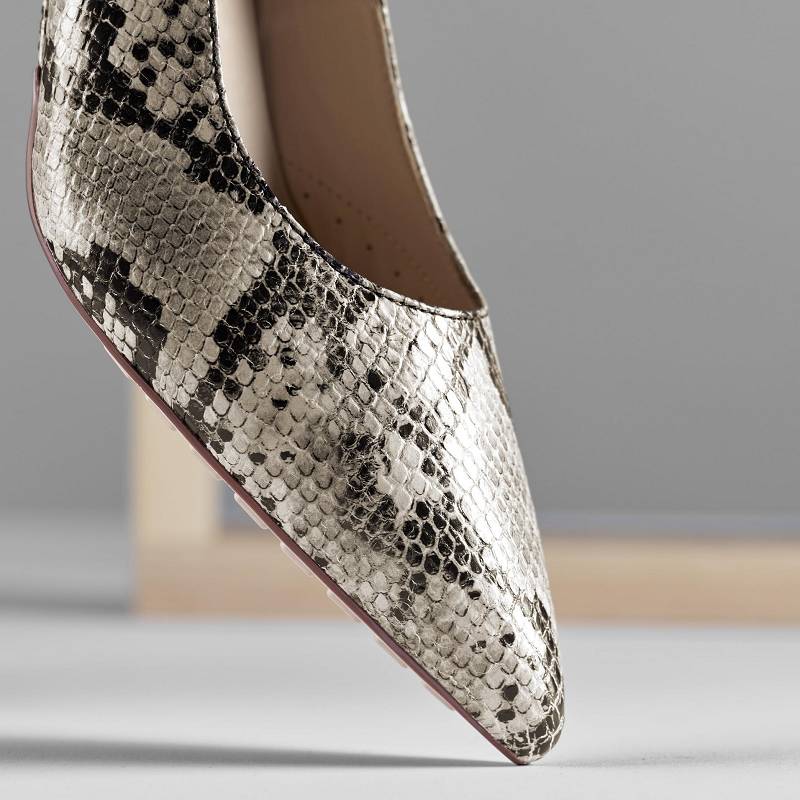 Clarks Adela Court Gri Yılan | CLKS-85197