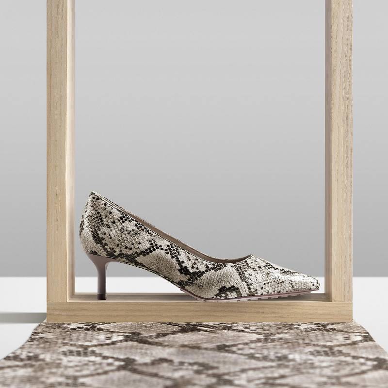 Clarks Adela Court Gri Yılan | CLKS-85197