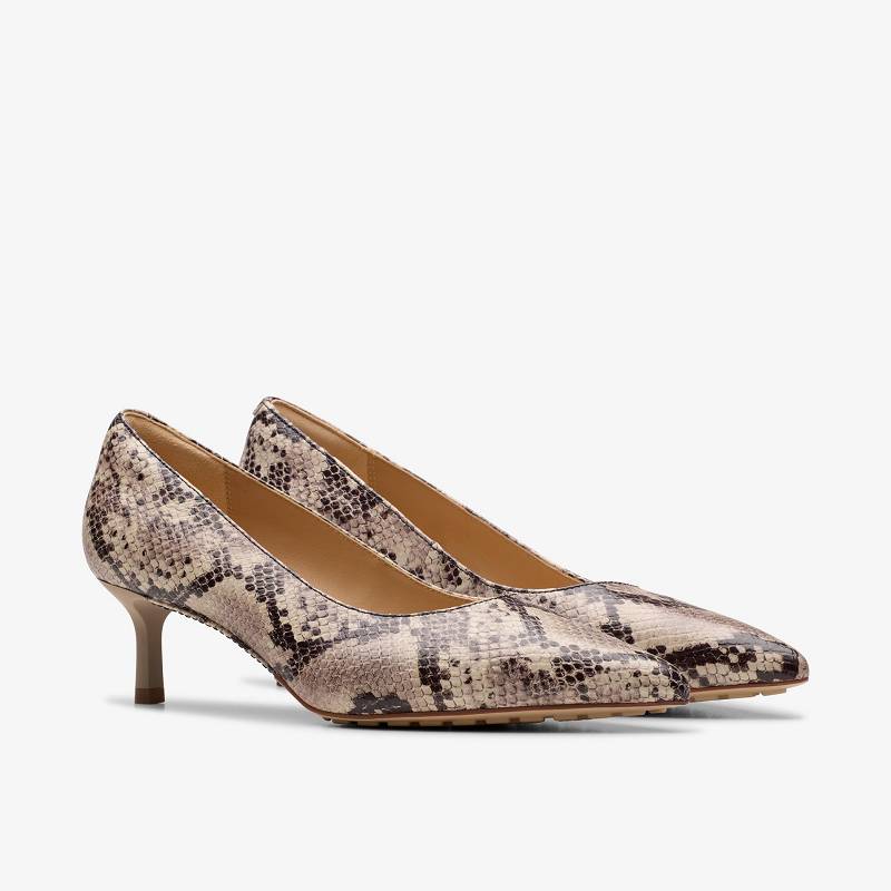 Clarks Adela Court Gri Yılan | CLKS-85197