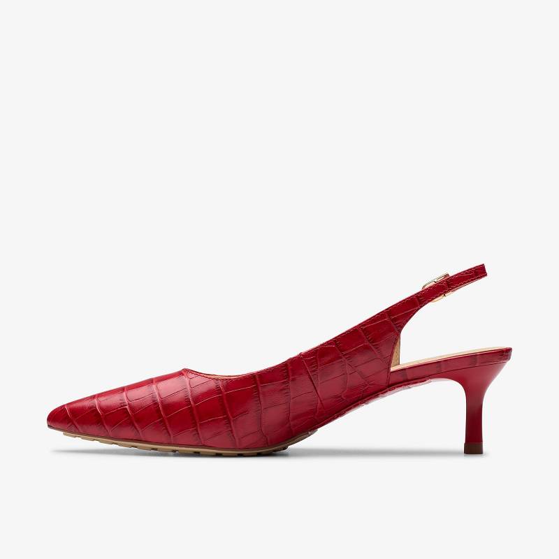 Clarks Adela Sling Kırmızı | CLKS-85189