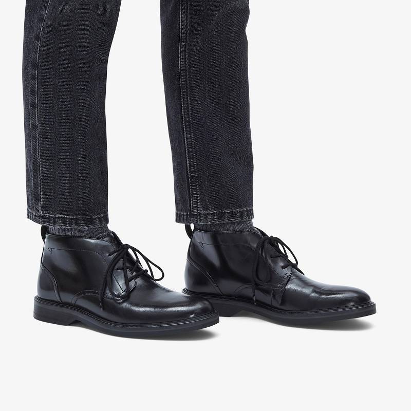 Clarks Aldwin Chukka Siyah | CLKS-84364