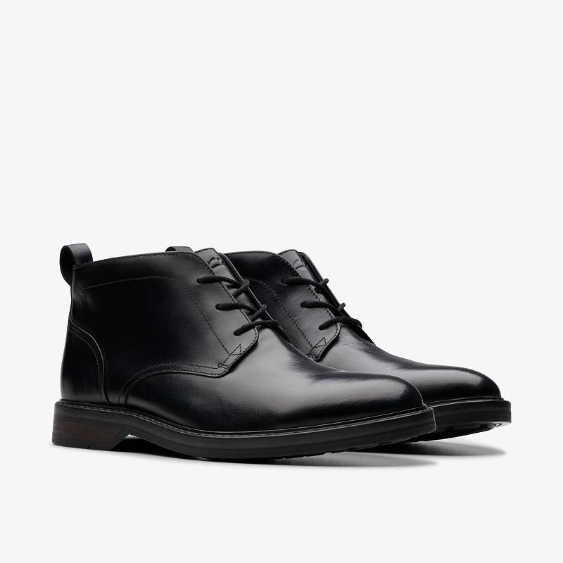 Clarks Aldwin Chukka Siyah | CLKS-84364