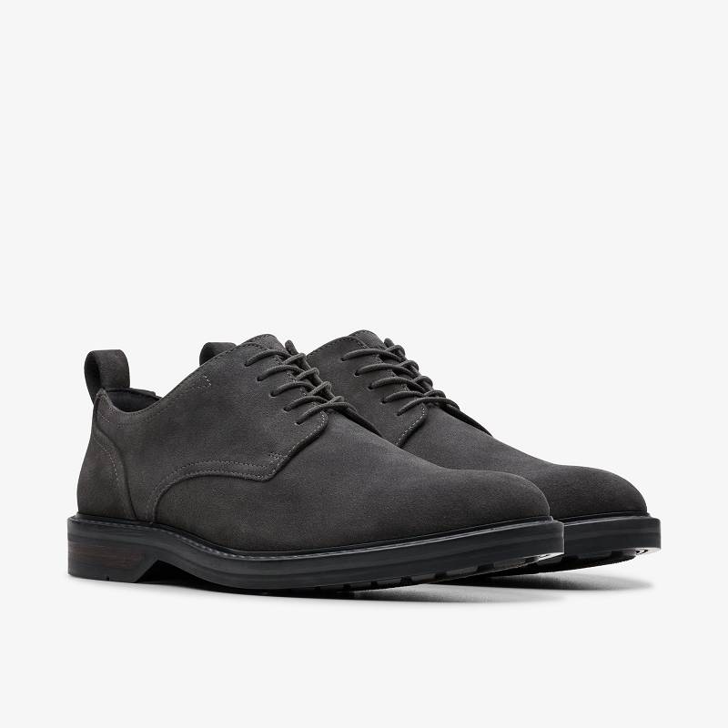 Clarks Aldwin Lace Koyu Gri | CLKS-84418