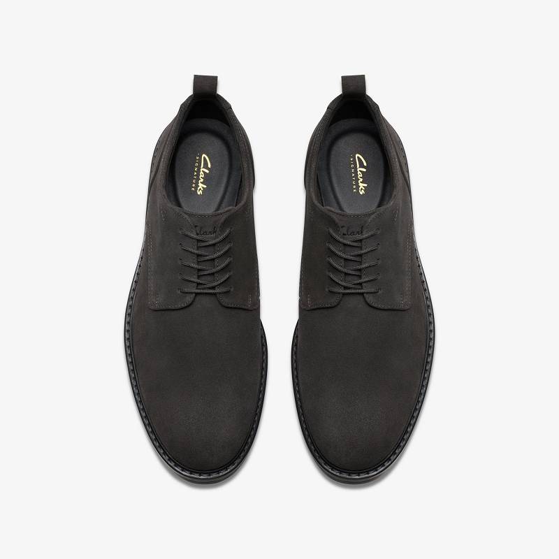 Clarks Aldwin Lace Koyu Gri | CLKS-84418