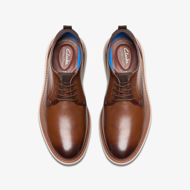 Clarks Brantin Plain Koyu Kahverengi | CLKS-84314
