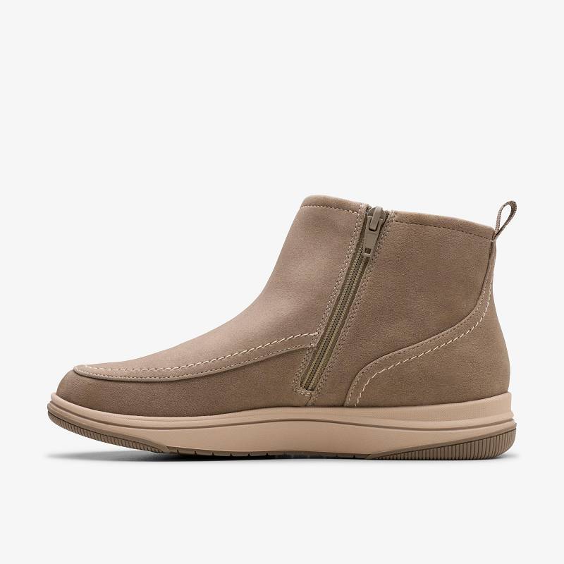 Clarks Breeze Cora Koyu Gri Kahverengi | CLKS-85466