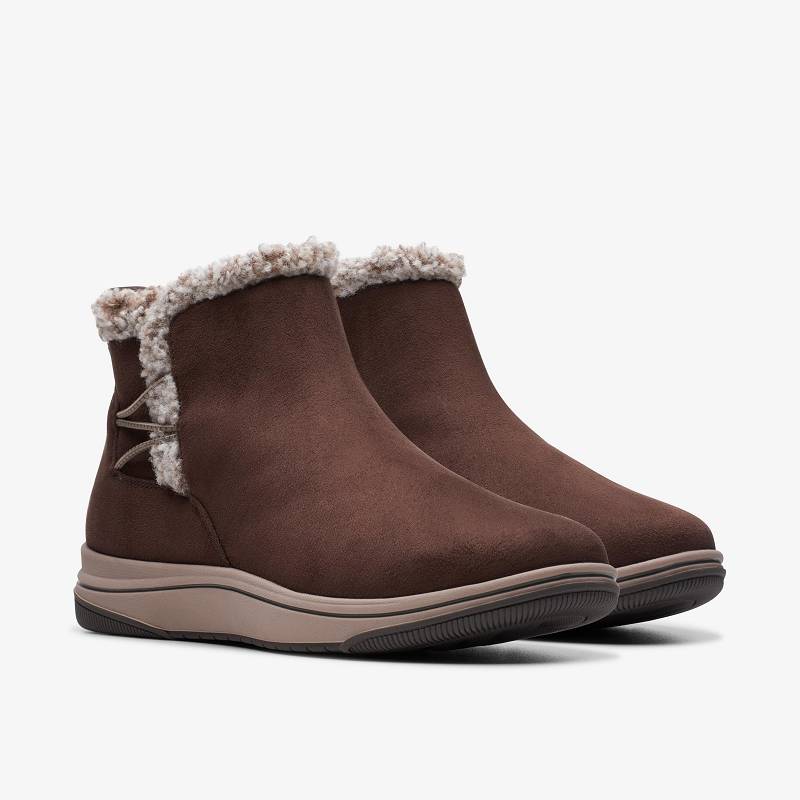 Clarks Breeze Fur Koyu Kahverengi | CLKS-85468