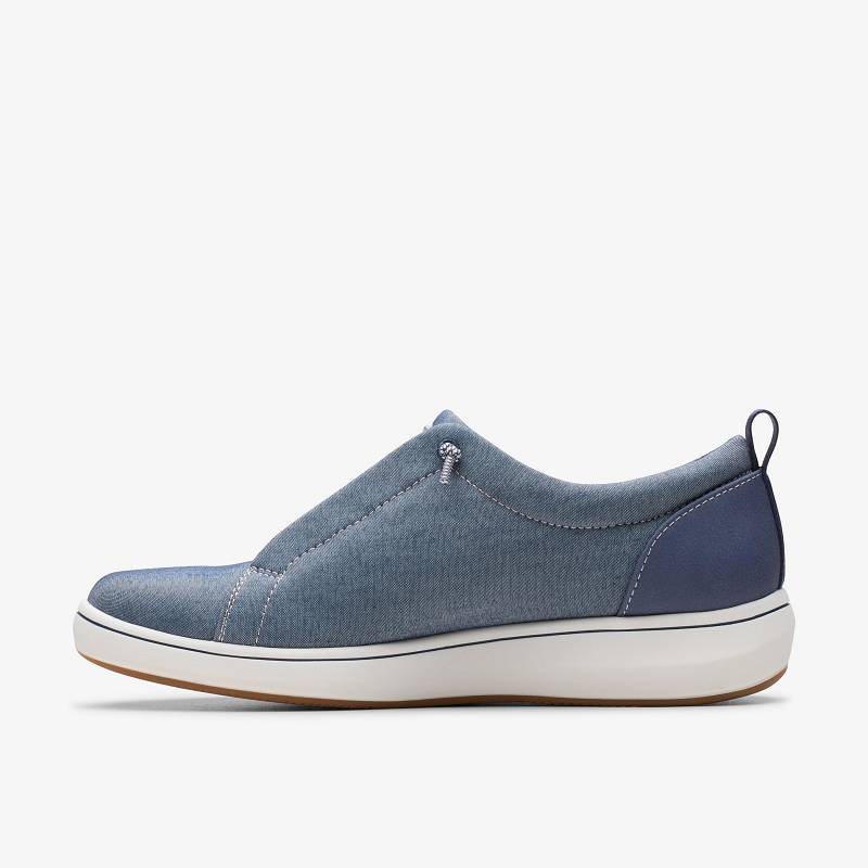 Clarks Breeze Sky Lace Lacivert | CLKS-85182