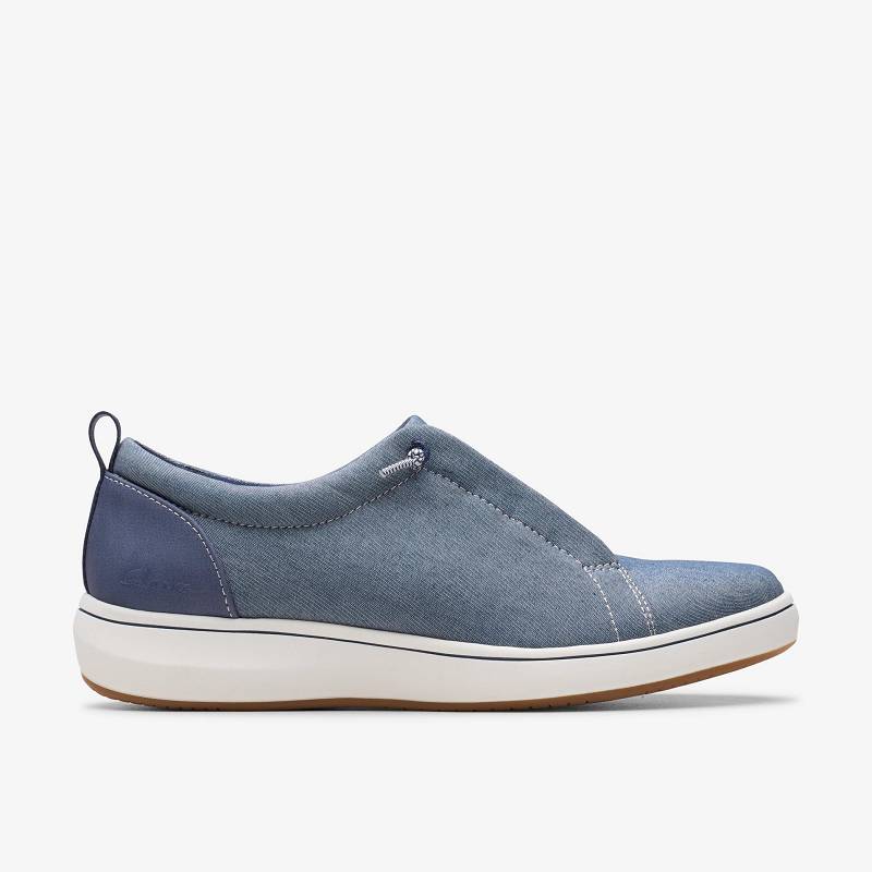 Clarks Breeze Sky Lace Lacivert | CLKS-85182