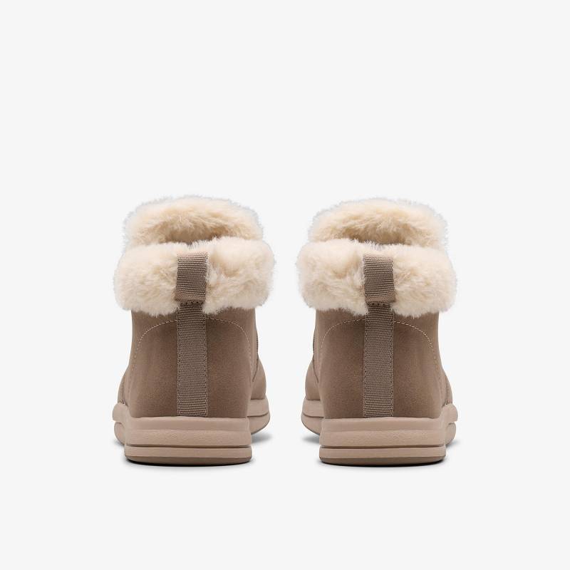 Clarks Breeze Twist Koyu Gri Kahverengi | CLKS-85558