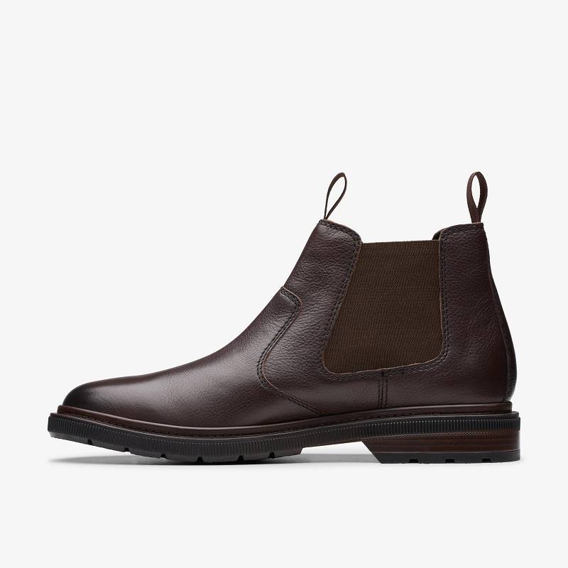 Clarks Burchill Up Koyu Kahverengi | CLKS-84421