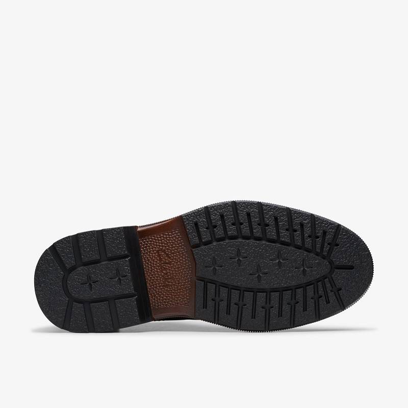 Clarks Burchill Up Koyu Kahverengi | CLKS-84421