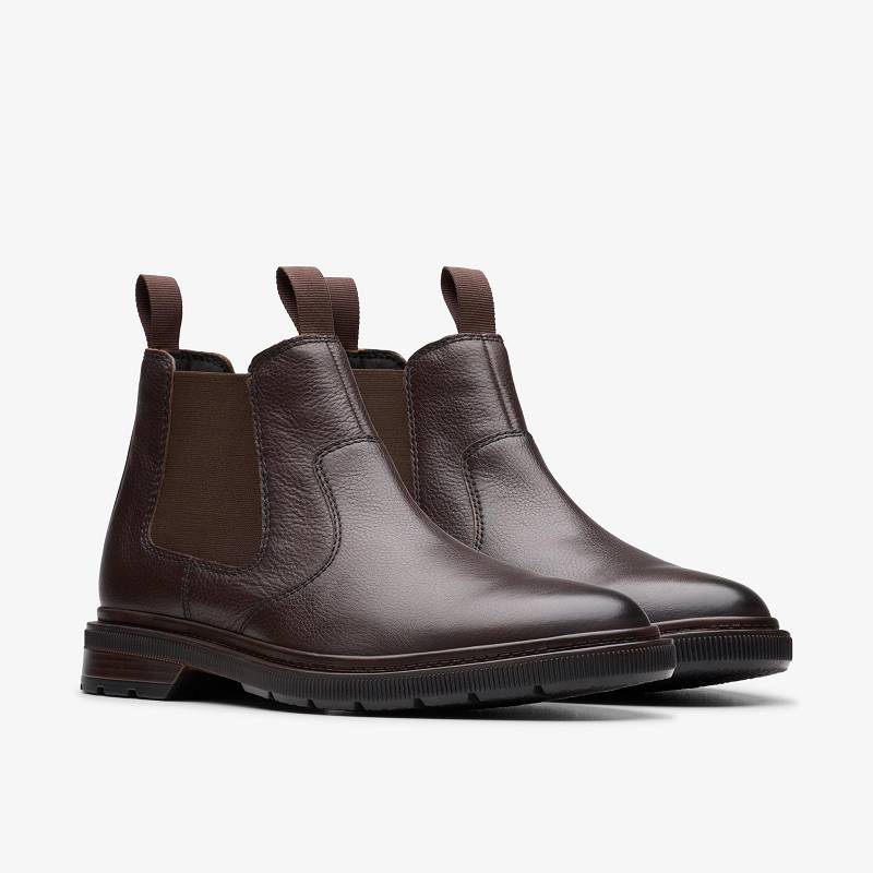 Clarks Burchill Up Koyu Kahverengi | CLKS-84421