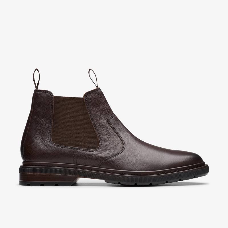 Clarks Burchill Up Koyu Kahverengi | CLKS-84421
