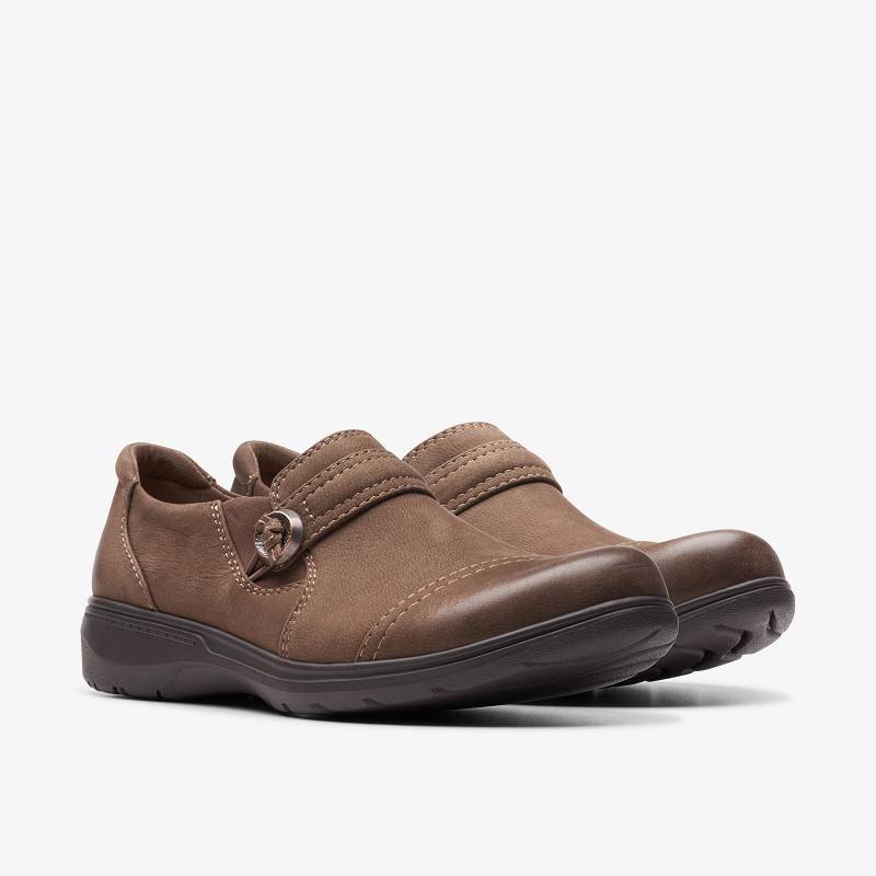 Clarks Carleigh Pearl Gri Kahverengi | CLKS-85305