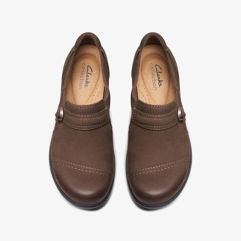 Clarks Carleigh Pearl Gri Kahverengi | CLKS-85305