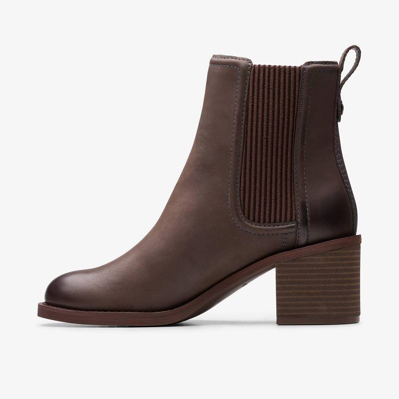 Clarks Chamberly Top Koyu Kahverengi | CLKS-85483
