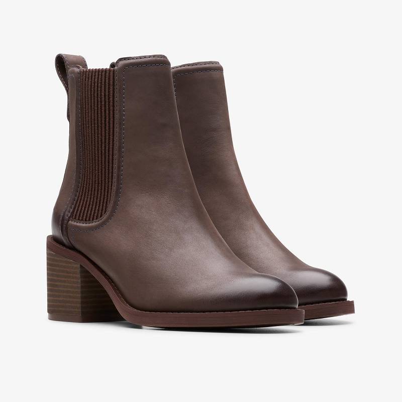 Clarks Chamberly Top Koyu Kahverengi | CLKS-85483