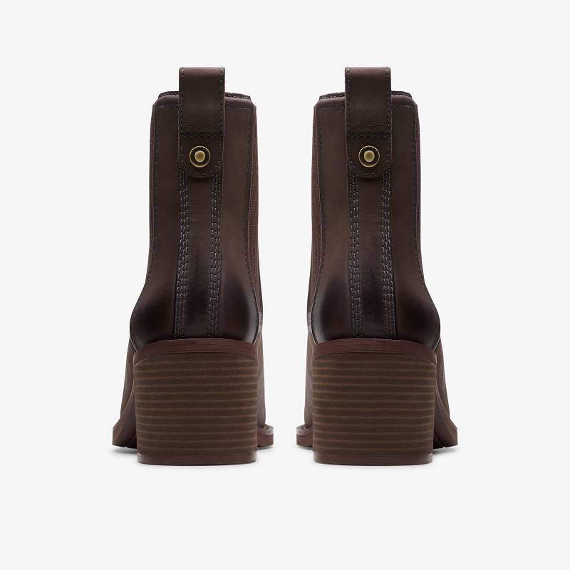 Clarks Chamberly Top Koyu Kahverengi | CLKS-85483