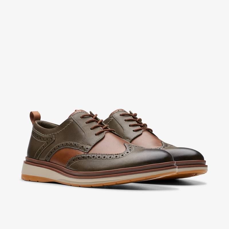 Clarks Chantry Wing Koyu Zeytin Yeşili | CLKS-84397