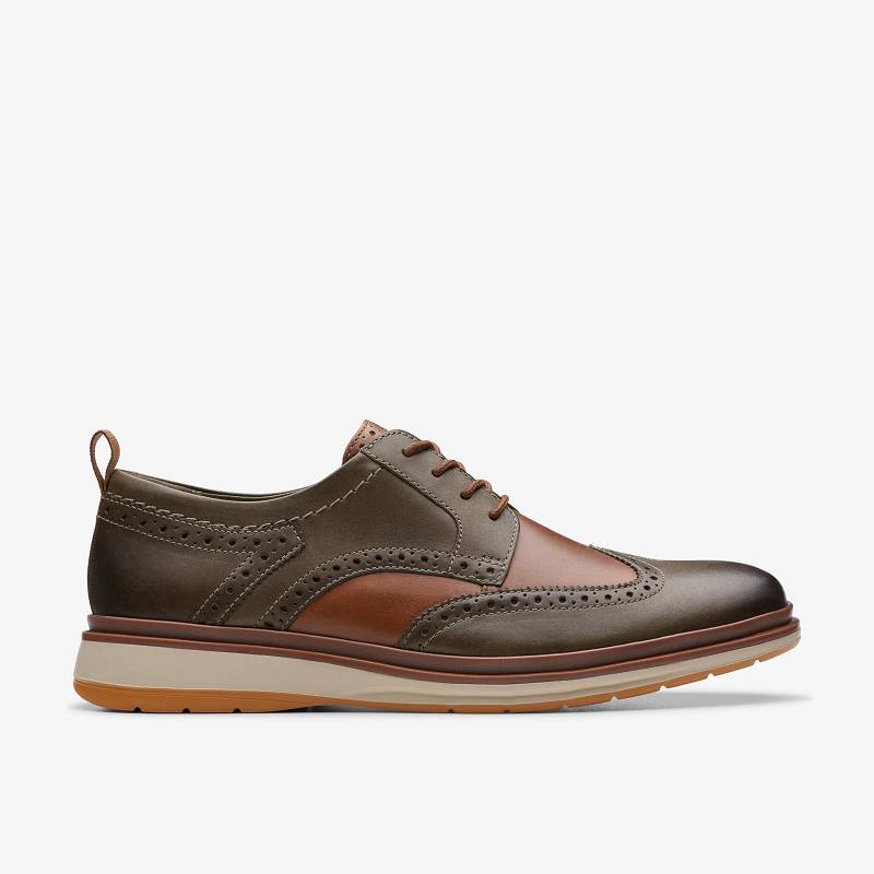Clarks Chantry Wing Koyu Zeytin Yeşili | CLKS-84397