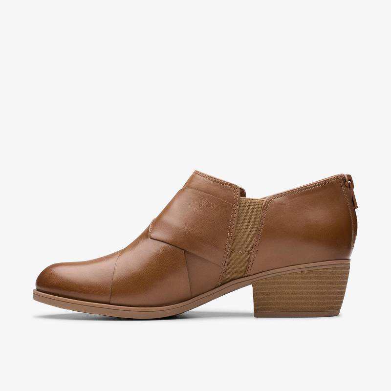 Clarks Charlten Gema Koyu Kahverengi | CLKS-85591