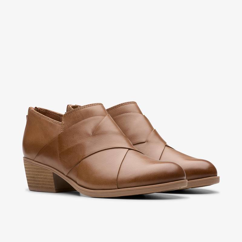 Clarks Charlten Gema Koyu Kahverengi | CLKS-85591