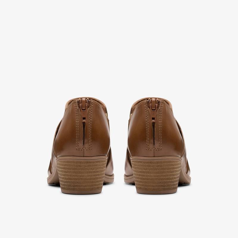 Clarks Charlten Gema Koyu Kahverengi | CLKS-85591