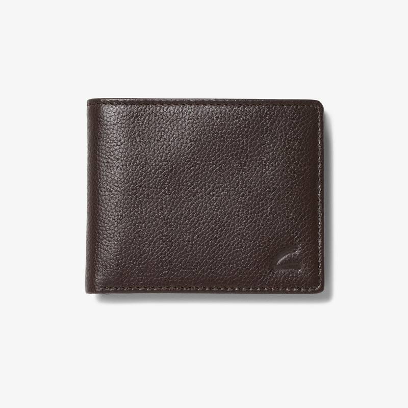 Clarks Classic Pebble Slimfold Wallet Kahverengi | CLKS-84166