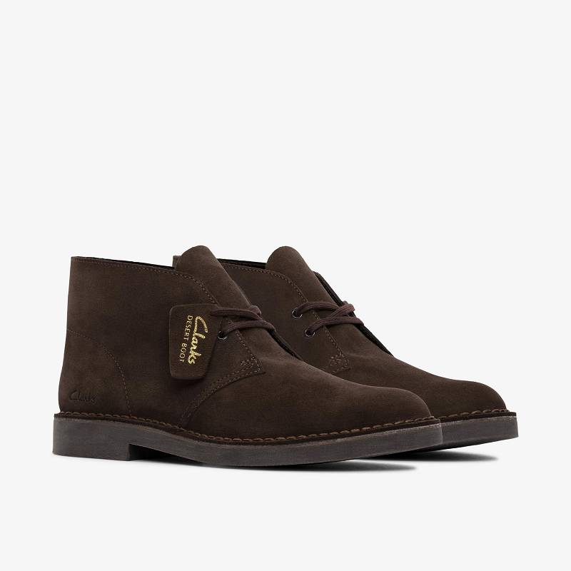 Clarks Desert Boot Evo Koyu Kahverengi | CLKS-84603