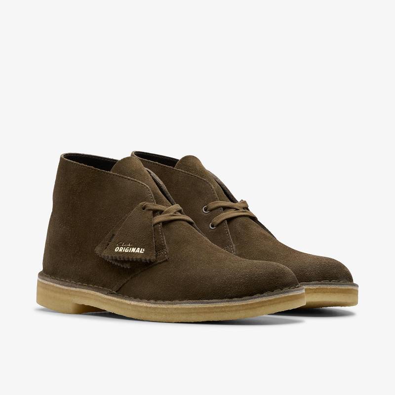 Clarks Desert Boot Koyu Haki | CLKS-84568