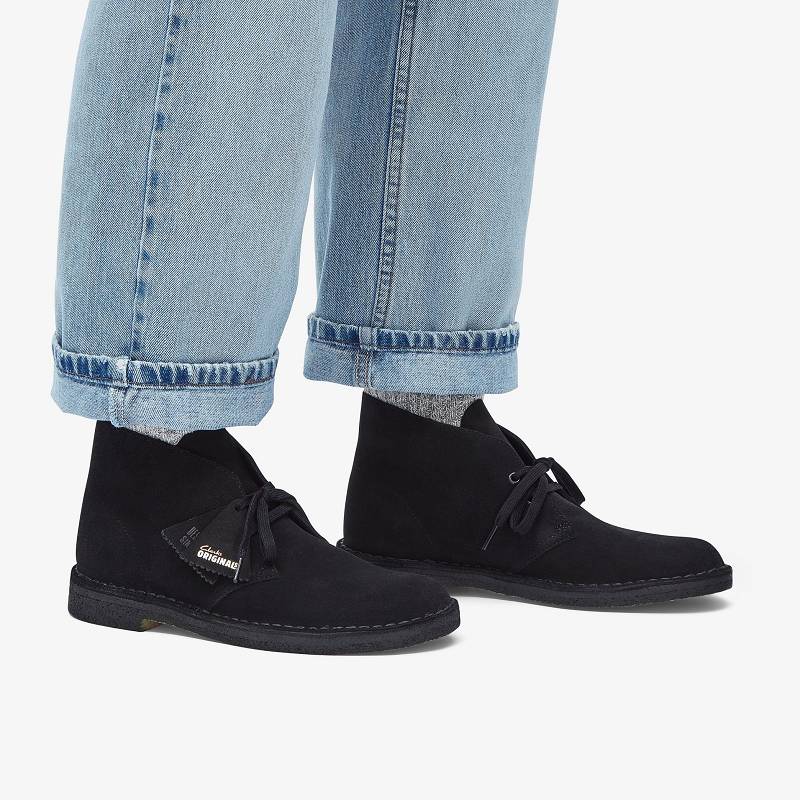 Clarks Desert Boot Siyah | CLKS-84616