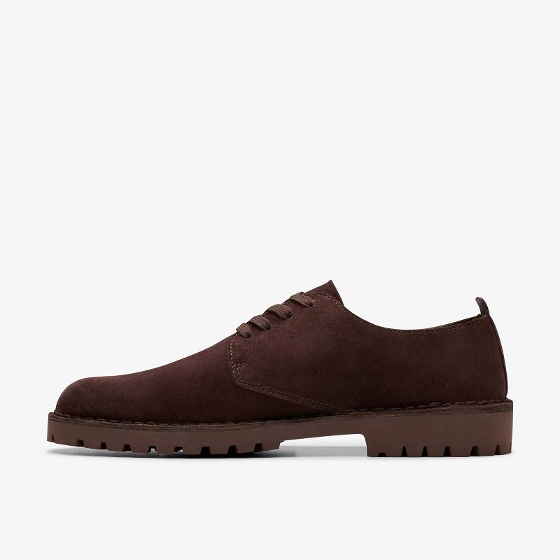 Clarks Desert Rock Lo Koyu Kahverengi | CLKS-84340