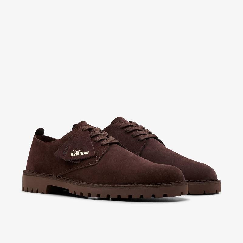 Clarks Desert Rock Lo Koyu Kahverengi | CLKS-84340