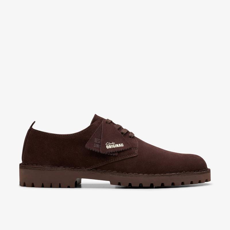 Clarks Desert Rock Lo Koyu Kahverengi | CLKS-84340